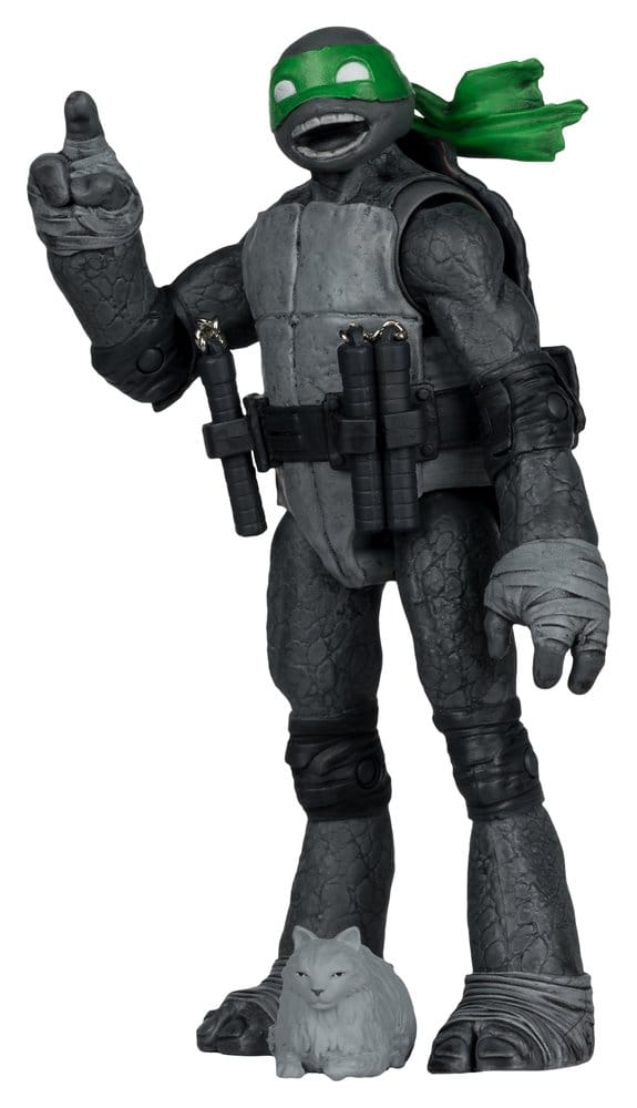 Tartarughe Ninja Michelangelo Action Figure Page Punchers (Bianco, Nero e Verde) - McFarlane Toys - McFarlane Toys - Action figures