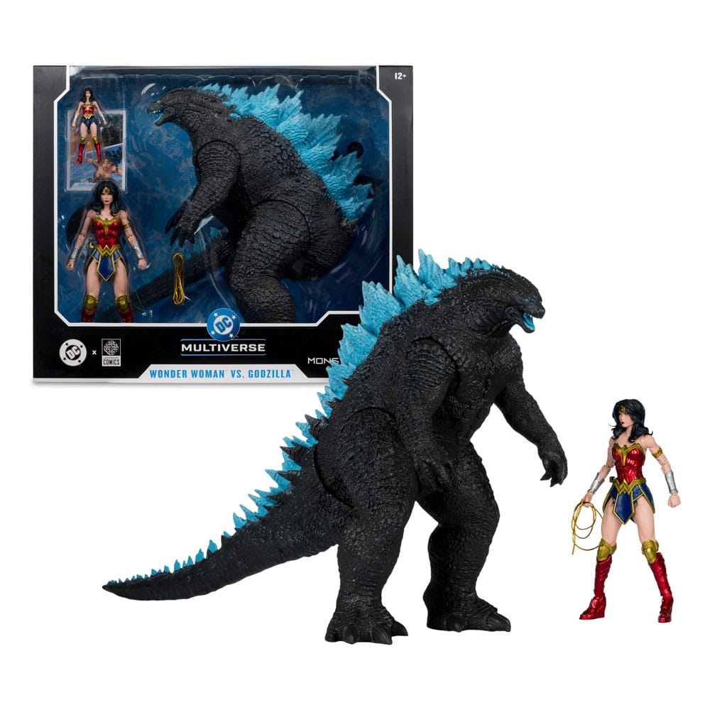 DC Multiverse Action Figure 2-Pack: Wonder Woman vs. Godzilla Atomic Blast 18cm - McFarlane Toys - Action figures