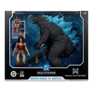DC Multiverse Action Figure 2-Pack: Wonder Woman vs. Godzilla Atomic Blast 18cm - McFarlane Toys - Action figures