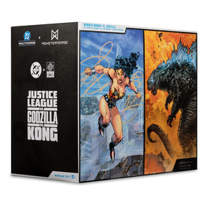 DC Multiverse Action Figure 2-Pack: Wonder Woman vs. Godzilla Atomic Blast 18cm - McFarlane Toys - Action figures