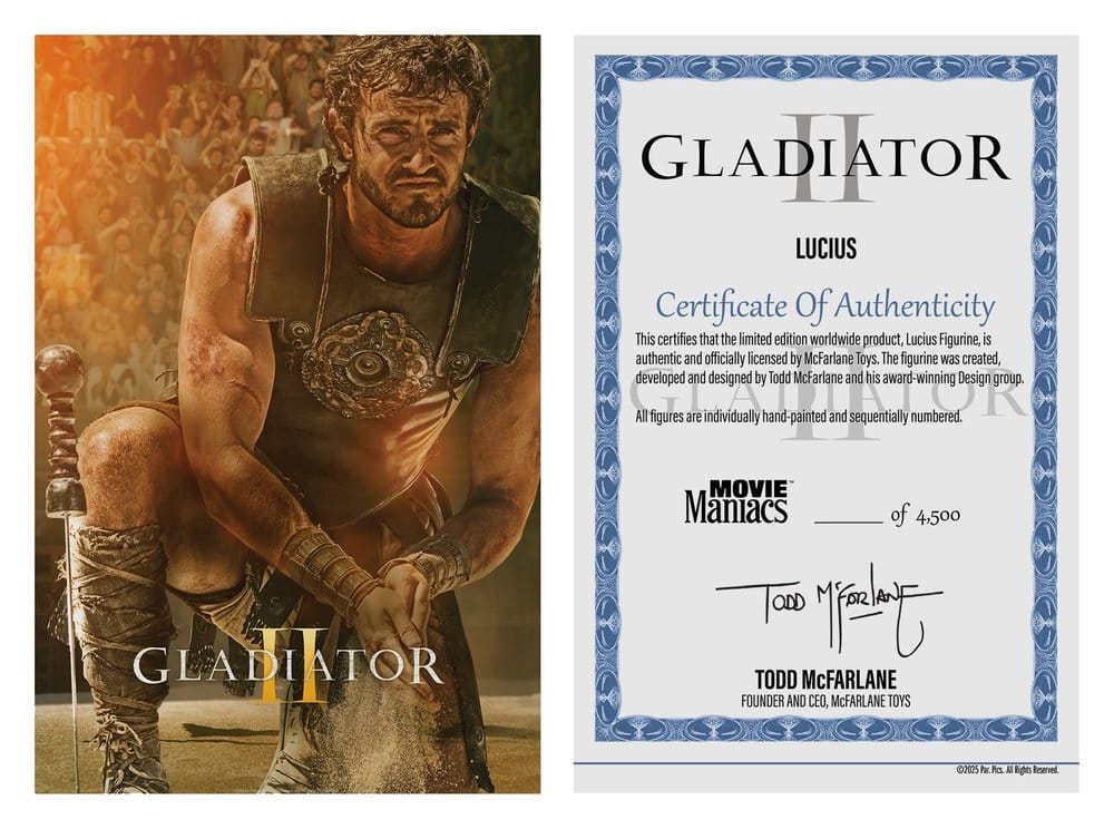 Gladiator II Action Figure Lucius 16 cm - McFarlane Toys - McFarlane Toys - Action figures