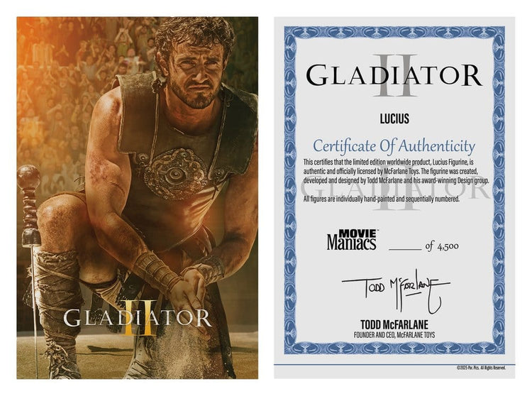 Gladiator II Action Figure Lucius 16 cm - McFarlane Toys - McFarlane Toys - Action figures