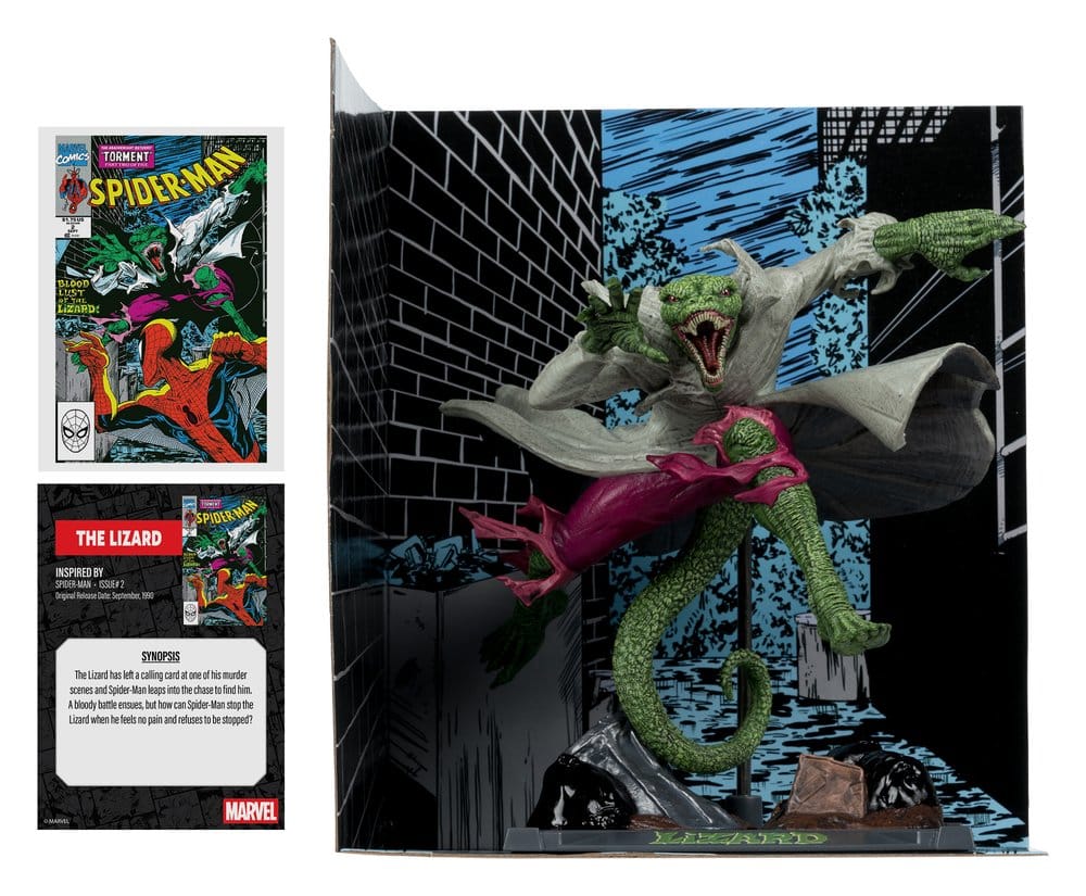 Statua Marvel The Lizard 1/10 - Spider-Man #2 - McFarlane Toys - McFarlane Toys - Statue