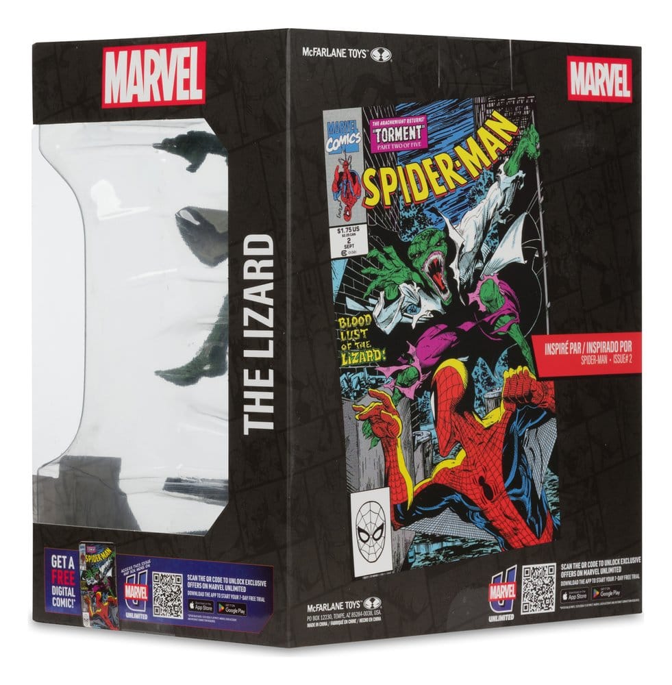 Statua Marvel The Lizard 1/10 - Spider-Man #2 - McFarlane Toys - McFarlane Toys - Statue