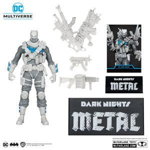 Action Figure DC Multiverse: The Grim Knight (Dark Nights Metal) - Edizione Black & White - McFarlane Toys - Action figures