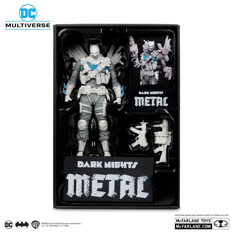 Action Figure DC Multiverse: The Grim Knight (Dark Nights Metal) - Edizione Black & White - McFarlane Toys - Action figures