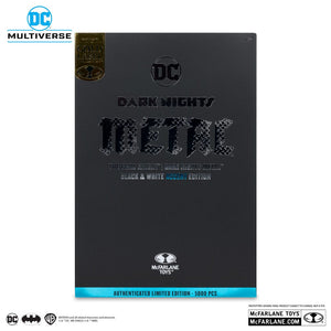 Action Figure DC Multiverse: The Grim Knight (Dark Nights Metal) - Edizione Black & White - McFarlane Toys - Action figures