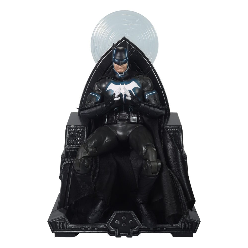 Action Figure DC Multiverse McFarlane: Batman (Darkseid War) con Sedia Mobius - 18 cm - McFarlane Toys - Action figures