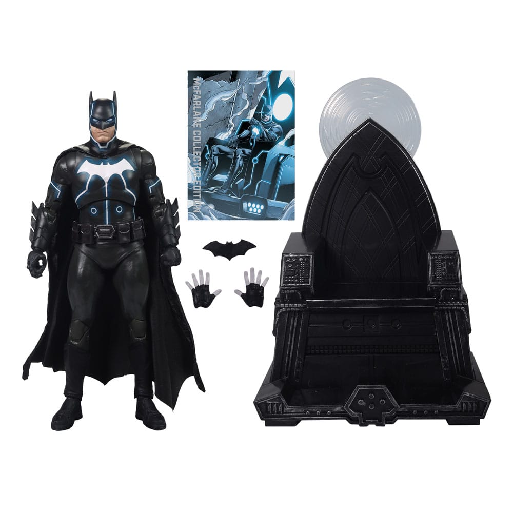 Action Figure DC Multiverse McFarlane: Batman (Darkseid War) con Sedia Mobius - 18 cm - McFarlane Toys - Action figures