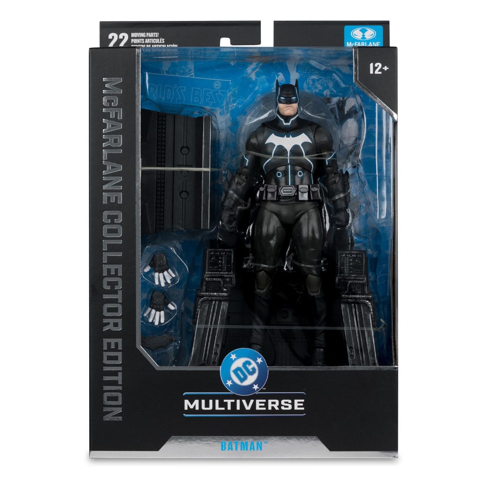 Action Figure DC Multiverse McFarlane: Batman (Darkseid War) con Sedia Mobius - 18 cm - McFarlane Toys - Action figures