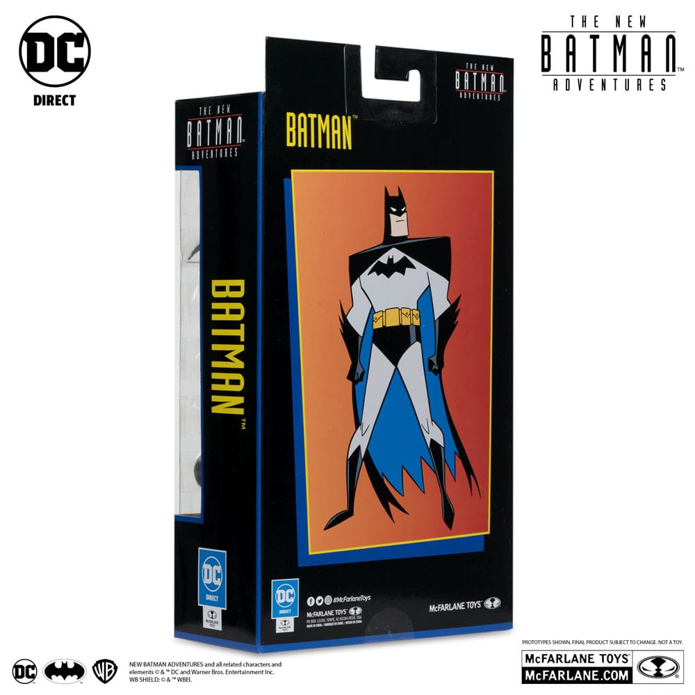 Batman Silver Platinum Edition Action Figure 18 cm - The New Batman Adventures - McFarlane Toys - Action figures
