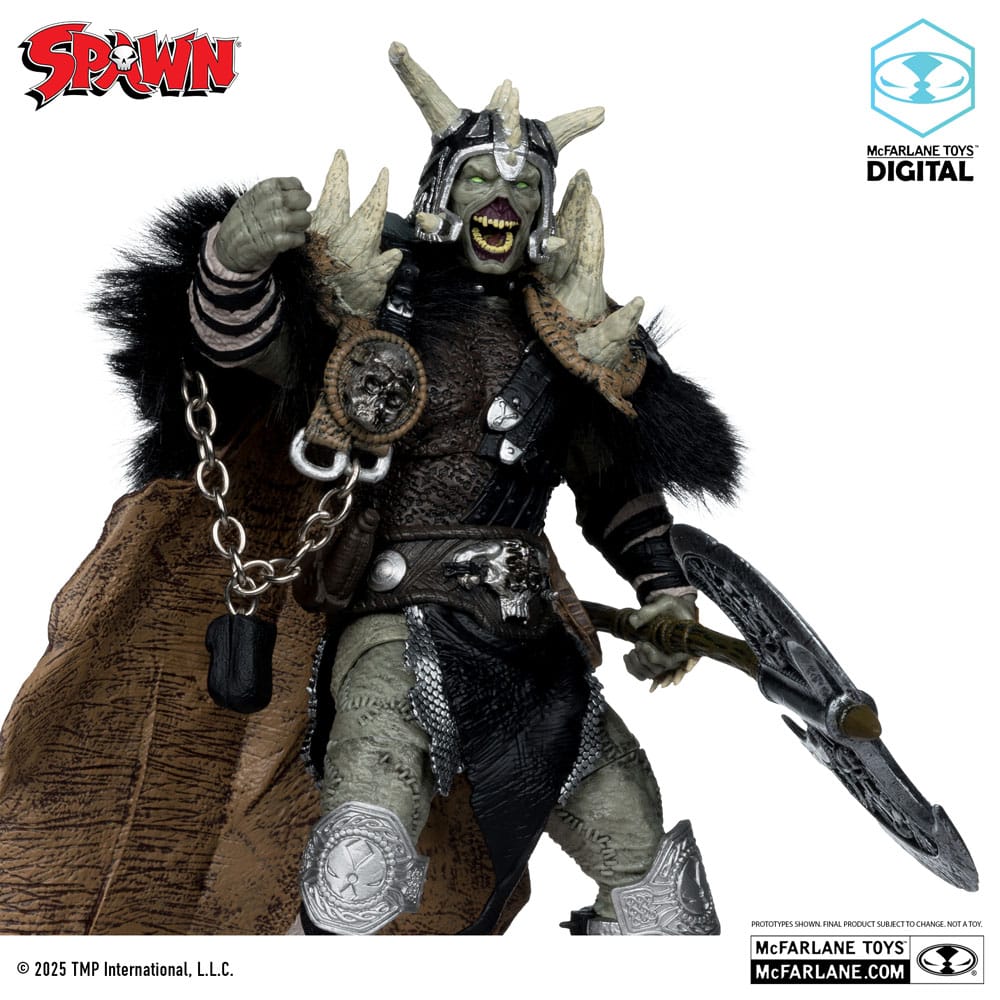 Spawn Action Figure Bloodaxe con Cavallo - McFarlane Toys 30th Anniversary - McFarlane Toys - Action figures