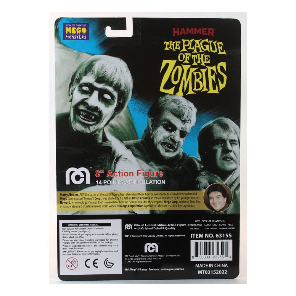 [PREORDER] Hammer Horror Action Figure Zombie Limited Edition 20 cm
