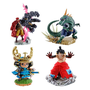 One Piece Statue Miniatura Petitrama: Set Wanokuni Vol. 2 - 9 cm - Megahouse - Statue