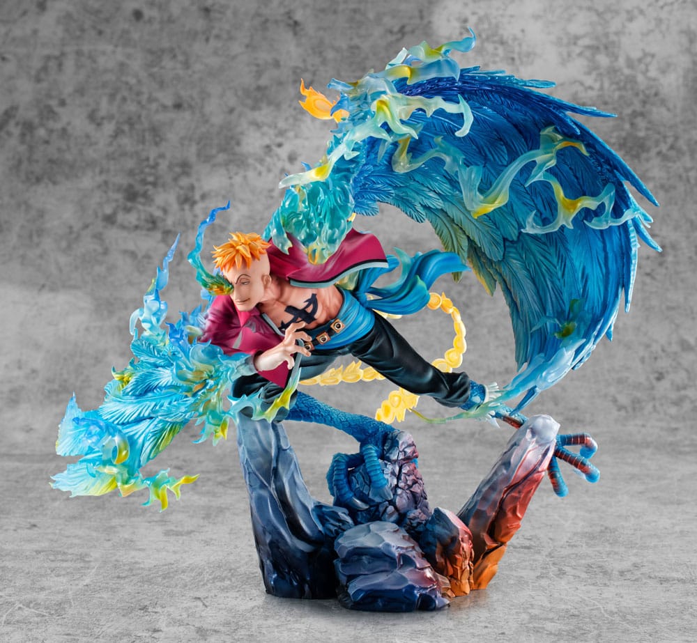 Statua One Piece: Marco la Fenice P.O.P Maximum 32 cm - Megahouse - Statue