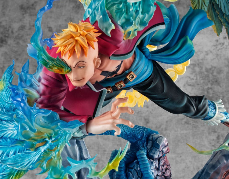 Statua One Piece: Marco la Fenice P.O.P Maximum 32 cm - Megahouse - Statue