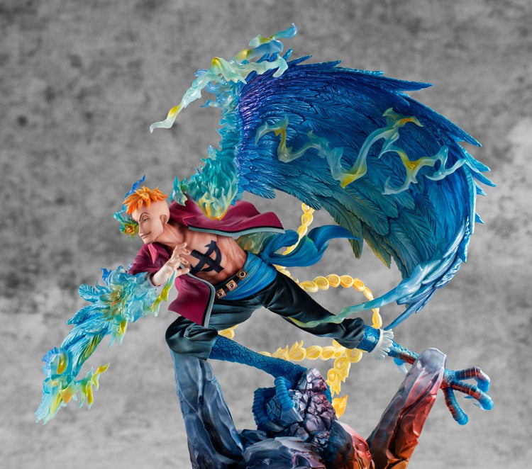 Statua One Piece: Marco la Fenice P.O.P Maximum 32 cm - Megahouse - Statue