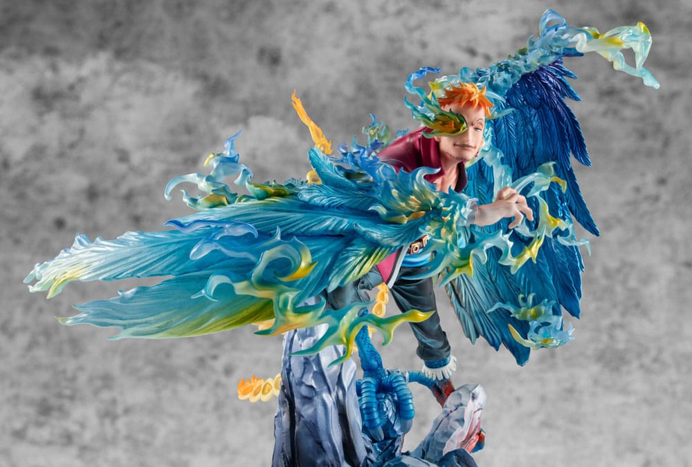 Statua One Piece: Marco la Fenice P.O.P Maximum 32 cm - Megahouse - Statue
