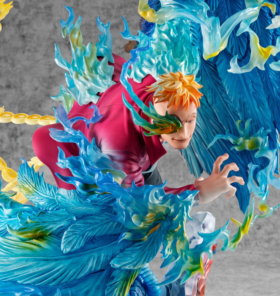 Statua One Piece: Marco la Fenice P.O.P Maximum 32 cm - Megahouse - Statue