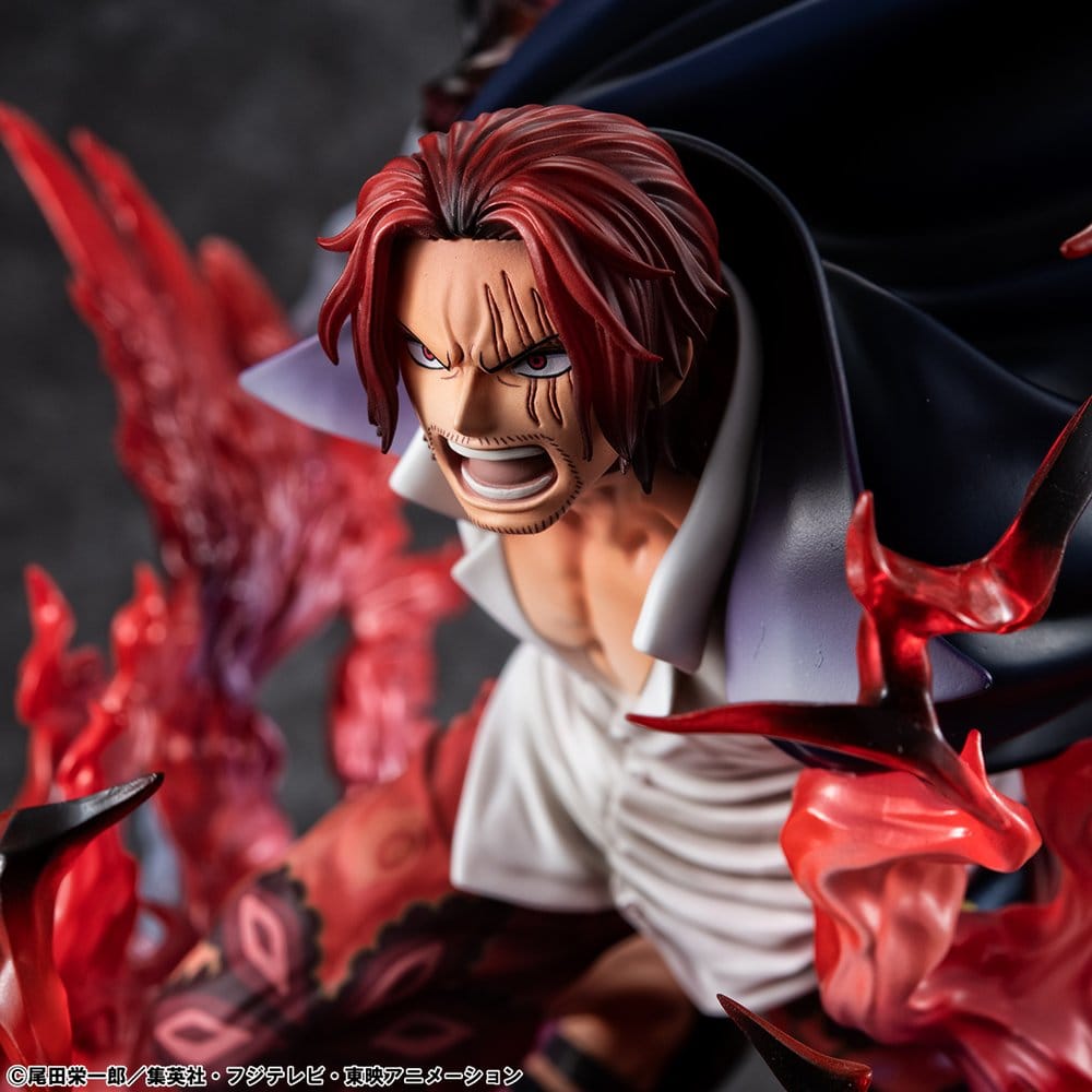 [PREORDINE] One Piece Statua PVC P.O.P SA-MAXIMUM Shanks Capelli Rossi - Kamusari 25 cm - Megahouse - Statue