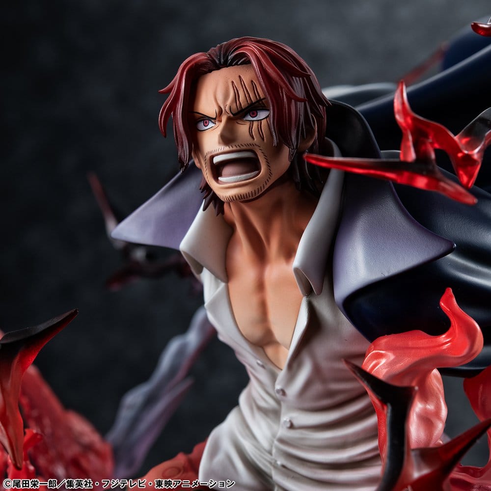 [PREORDINE] One Piece Statua PVC P.O.P SA-MAXIMUM Shanks Capelli Rossi - Kamusari 25 cm - Megahouse - Statue