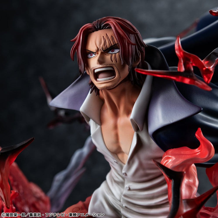 [PREORDINE] One Piece Statua PVC P.O.P SA-MAXIMUM Shanks Capelli Rossi - Kamusari 25 cm - Megahouse - Statue