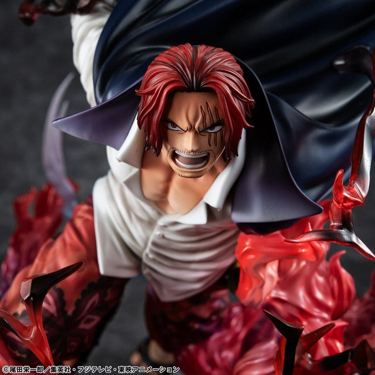 [PREORDINE] One Piece Statua PVC P.O.P SA-MAXIMUM Shanks Capelli Rossi - Kamusari 25 cm - Megahouse - Statue