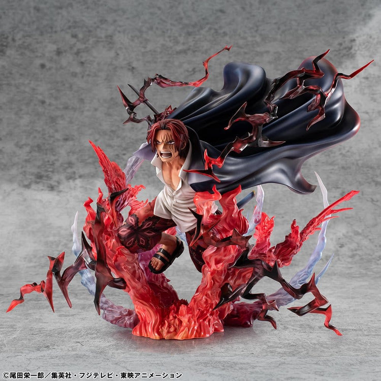 [PREORDINE] One Piece Statua PVC P.O.P SA-MAXIMUM Shanks Capelli Rossi - Kamusari 25 cm - Megahouse - Statue
