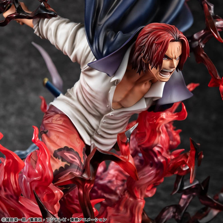 [PREORDINE] One Piece Statua PVC P.O.P SA-MAXIMUM Shanks Capelli Rossi - Kamusari 25 cm - Megahouse - Statue