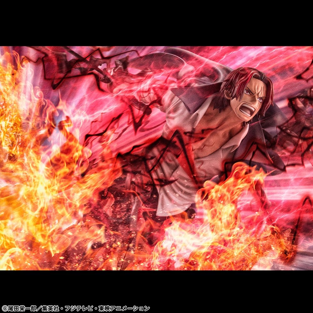 [PREORDINE] One Piece Statua PVC P.O.P SA-MAXIMUM Shanks Capelli Rossi - Kamusari 25 cm - Megahouse - Statue