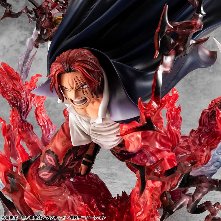 [PREORDINE] One Piece Statua PVC P.O.P SA-MAXIMUM Shanks Capelli Rossi - Kamusari 25 cm - Megahouse - Statue