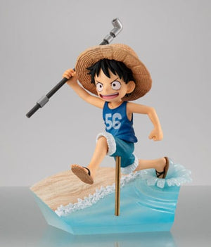 Statua One Piece Monkey D. Luffy Run! Run! Run! 15° Anniversario - Megahouse - Megahouse - Statue