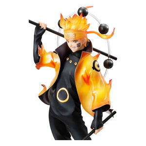 Naruto Shippuden Statua Naruto Uzumaki Modalità Eremitica Sei Sentieri 15° Anniversario 22 cm - Megahouse - Statue