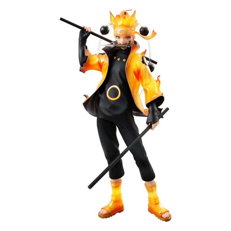 Naruto Shippuden Statua Naruto Uzumaki Modalità Eremitica Sei Sentieri 15° Anniversario 22 cm - Megahouse - Statue