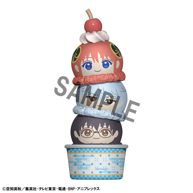 Gintama Tsume-chen: Figure da collezione impilabili 8 cm - Assortimento (6 pezzi) - Megahouse - Mini-figurine
