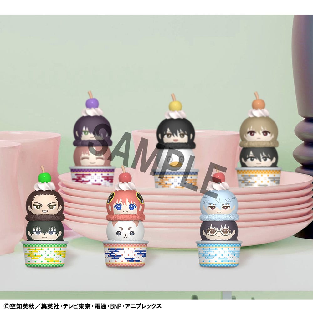 Gintama Tsume-chen: Figure da collezione impilabili 8 cm - Assortimento (6 pezzi) - Megahouse - Mini-figurine