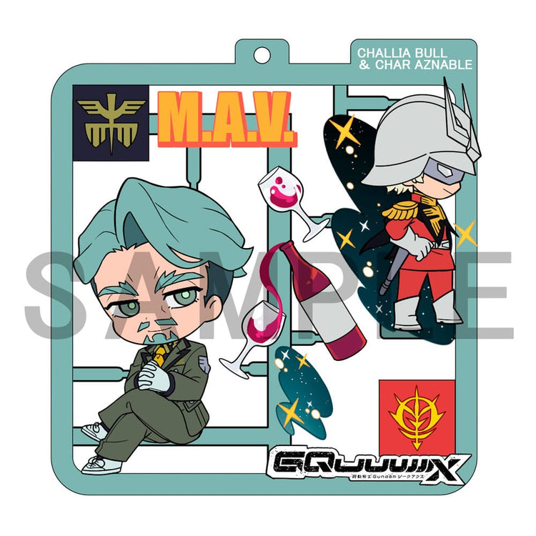 Mobile Suit Gundam GQuuuuuuX Plat Collection - Set 4 Ciondoli - Megahouse - Ciondole & collane