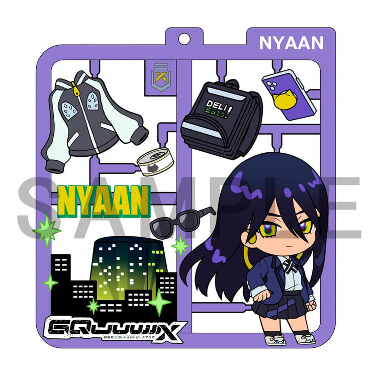 Mobile Suit Gundam GQuuuuuuX Plat Collection - Set 4 Ciondoli - Megahouse - Ciondole & collane