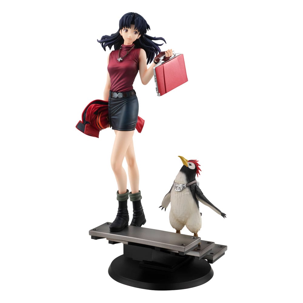 [PREORDINE] Statua Misato Katsuragi & Pen Pen - Rebuild of Evangelion - 25 cm - Megahouse - Statue