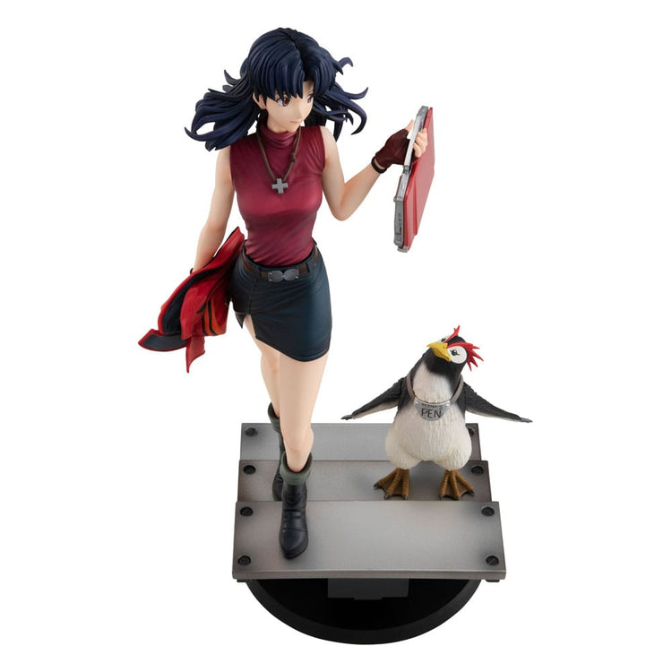 [PREORDINE] Statua Misato Katsuragi & Pen Pen - Rebuild of Evangelion - 25 cm - Megahouse - Statue