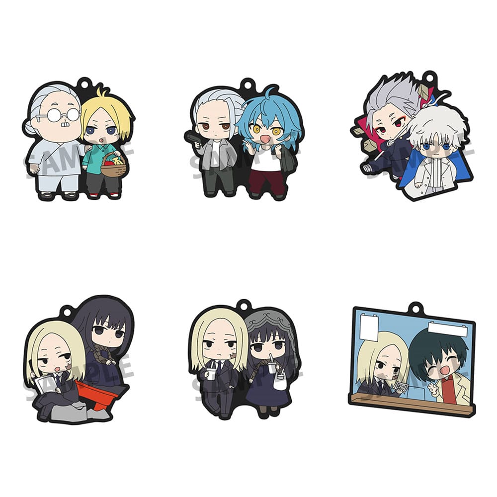 [PREORDINE] Sakamoto Days - Rubber Mascot Buddycolle Vol. 2 - Set 6 Charm - Megahouse - Porta chiave