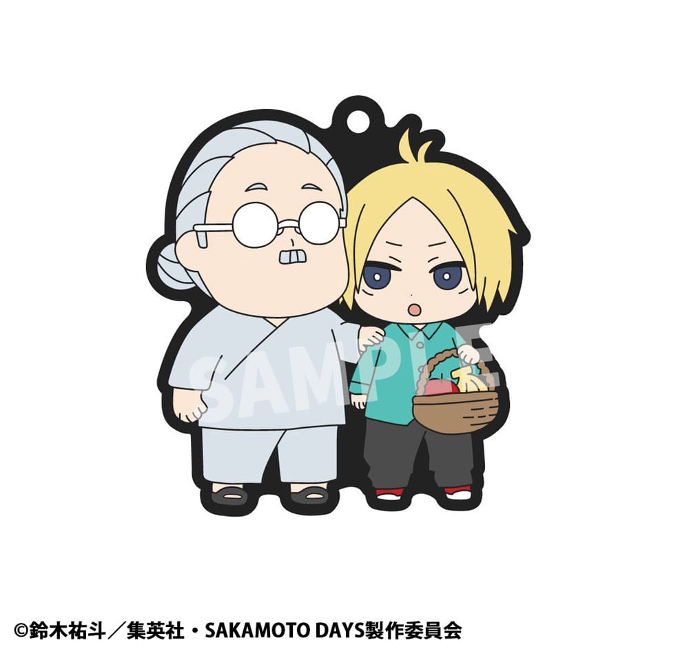 [PREORDINE] Sakamoto Days - Rubber Mascot Buddycolle Vol. 2 - Set 6 Charm - Megahouse - Porta chiave