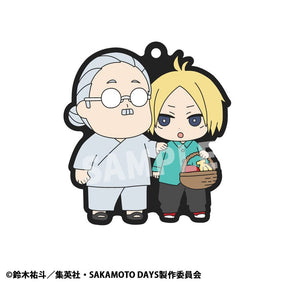 [PREORDINE] Sakamoto Days - Rubber Mascot Buddycolle Vol. 2 - Set 6 Charm - Megahouse - Porta chiave