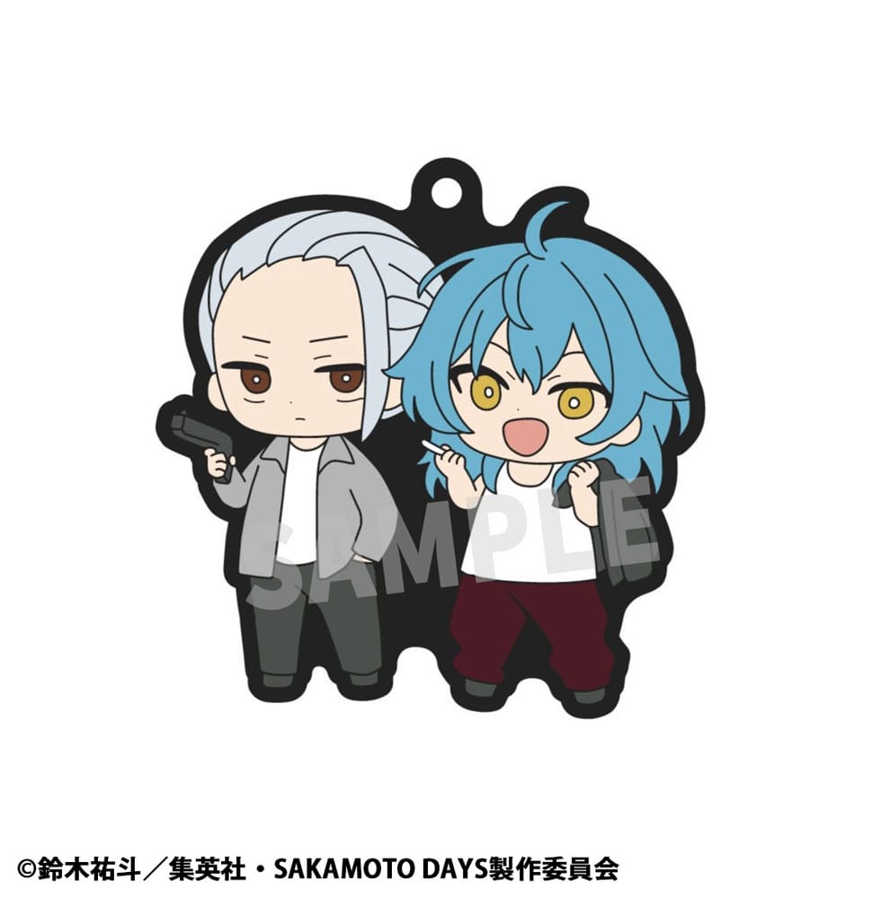 [PREORDINE] Sakamoto Days - Rubber Mascot Buddycolle Vol. 2 - Set 6 Charm - Megahouse - Porta chiave