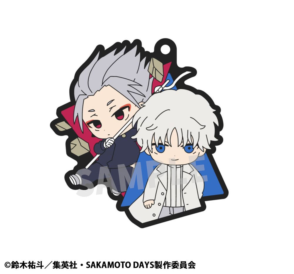 [PREORDINE] Sakamoto Days - Rubber Mascot Buddycolle Vol. 2 - Set 6 Charm - Megahouse - Porta chiave