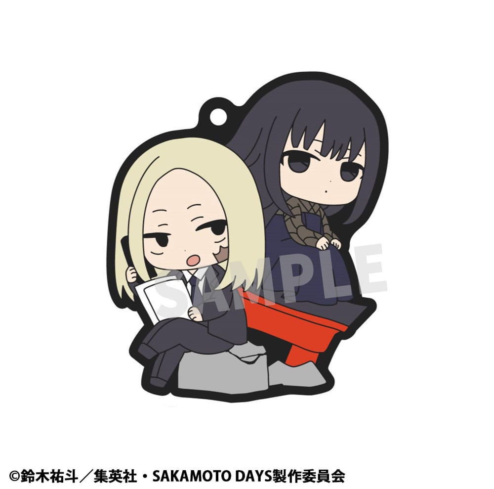 [PREORDINE] Sakamoto Days - Rubber Mascot Buddycolle Vol. 2 - Set 6 Charm - Megahouse - Porta chiave