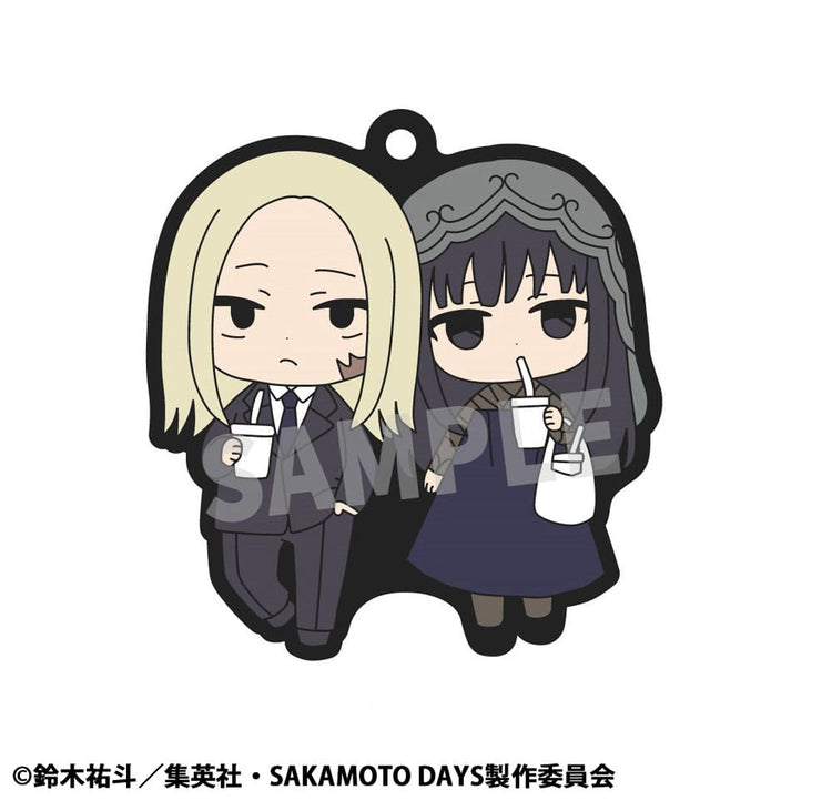 [PREORDINE] Sakamoto Days - Rubber Mascot Buddycolle Vol. 2 - Set 6 Charm - Megahouse - Porta chiave