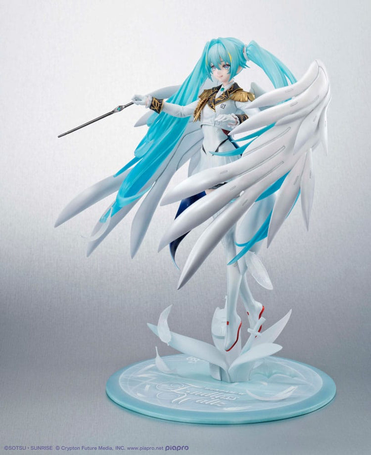 [PREORDINE] Mobile Suit Gundam x Hatsune Miku Statua PVC Lucrea - 45° Anniversario Wing Gundam Zero EW 27 cm - Megahouse - Statue