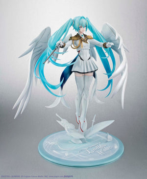 [PREORDINE] Mobile Suit Gundam x Hatsune Miku Statua PVC Lucrea - 45° Anniversario Wing Gundam Zero EW 27 cm - Megahouse - Statue