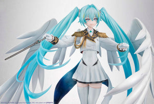 [PREORDINE] Mobile Suit Gundam x Hatsune Miku Statua PVC Lucrea - 45° Anniversario Wing Gundam Zero EW 27 cm - Megahouse - Statue